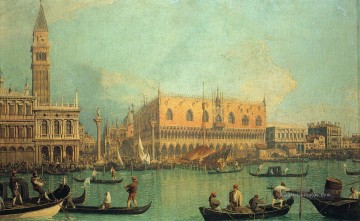 Canaletto Werke - Palazzo Ducale und der Piazza di San Marco Canaletto